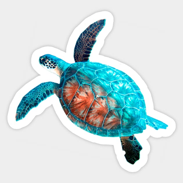 Beautiful Turtle | Cute Sticker by gmnglx